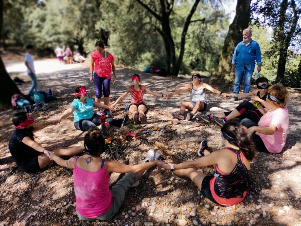 Alberto Pérez Buj en una sesión de coaching en plena naturaleza