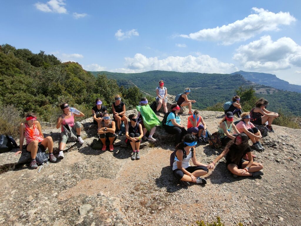 Alberto Pérez Buj en una sesión de coaching en plena naturaleza